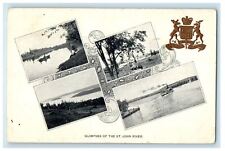 c1900s Glimpses of St. John River Canada CA Unposted PMC Antique Postcard picture