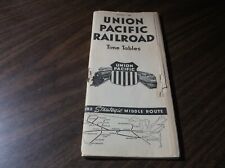 JANUARY 1947 UNION PACIFIC SYSTEM PUBLIC TIMETABLE picture