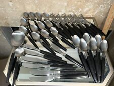 Danish Holland VTG Flatware 36 pc and 3 service pieces picture