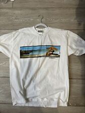 Vintage Walt Disney World Tee T Shirt XL Mickey On Beach Under Umbrella picture
