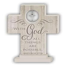 (Abbey & CA Gift Standing Cross-with God, One Size, Multicolored 1.75