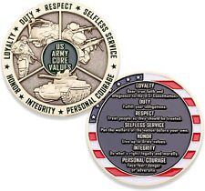 United States Army Core Values Challenge Coin picture