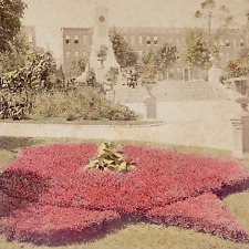 Baltimore Stereoview James L Ridgely Memorial Harlem Terrace Garden IOOF 1890s picture