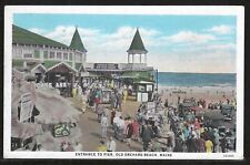 Entrance to Pier, Old Orchard Beach, Maine, Early Postcard, Used in 1935 picture