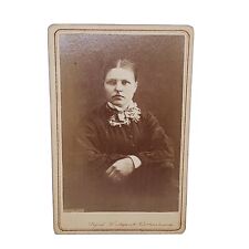  Carte De Visite c.1880s - Serious Woman - Sigrid Hultquist - Sweden CDV Photo picture
