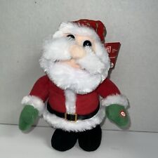 MERRY MOMENTS PLUSH ANIMATED SANTA SINGS HOLLY JOLLY CHRISTMAS EUC picture