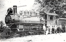 RPPC Oak Grove Georgetown Railroad Train No 8 AL Alabama Photo Postcard E7 picture