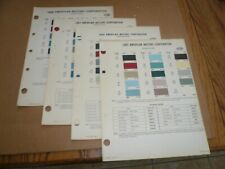 1965 1966 1967 1968 American Motors Dupont Color Chips - Vintage - 4 Years picture