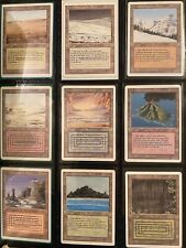 Revised Dual Land Set (all 10) Tropical Volcanic Island Underground Sea - MtG picture