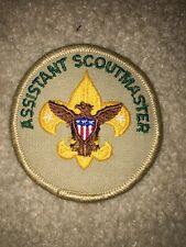 Boy Scout Adult Assistant Scoutmaster 1989 - Current Tan Uniform PreOwned Patch picture