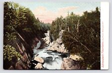 c1905~Adirondack Mountains~Flume~Ausable River~Wilmington New York NY~Postcard picture