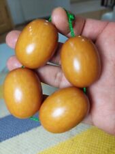 bakelite musk amber 95 grams 4 piece beads suitable for rosary old bacalite picture