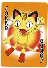 Vintage Japan Pokemon Poker Playing Card Collectable Card - Joker Meowth picture