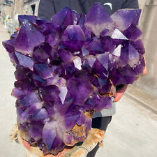 26.4lb Large Natural Amethyst geode quartz cluster crystal specimen Healing picture