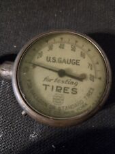 Vintage US Gauge Co Antique Balloon/Standard Tire Pressure 80lbs Rare picture