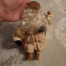 Vintage House of Hatten Norma DeCamp Christmas Past Santa w/ Angel Bear Lantern picture
