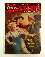 Spicy Western Stories Pulp Oct 1937 Vol. 2 #6 GD picture