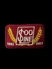 Vintage 1883-1983 SOO LINE RAILROAD 4”  Embroidered Patch -S6 picture
