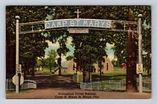 St Mary's OH-Ohio, Evangelical United Brethren Camp St Mary's Vintage Postcard picture