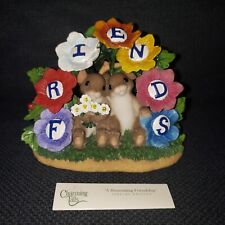 RARE FITZ & FLOYD CHARMING TAILS MICE A BLOSSOMING FRIENDSHIP FIGURINE 98/411 LE picture