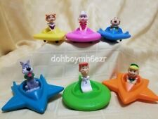 Wendy's Kids Happy Meal Toy 1989 Jetsons Space Vehicles set of 6 LOT Elroy Astro picture