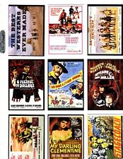 THE BEST WESTERNS EVER MADE   CUSTOM TRADING CARD 36 CARDS SERIES SET picture