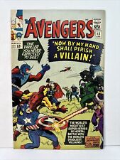 The Avengers #15 1965 Marvel Comics Masters of Evil Jack Kirby VF- 7.5 picture