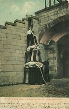 UDBK Postcard VA E226 Soldiers Scaling Walls Fortress Monroe US Army 1907  picture