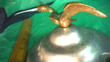 BG05 American War Eagle Radiator Ornament Vntage 1930-40s HOLLAND BRASS CHICAGO  picture