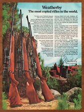 1977 Weatherby Big Game Rifles Vintage Print Ad/Poster Hunting Gun Man Cave Art picture