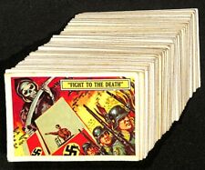 1965 A&BC Battle WW2 Complete Trading Card Set 73 VG+ Avg 7001 picture
