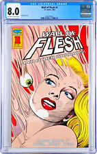 Wall of Flesh #1 CGC 8.0 (1992, AC Comics) Bill Black Cover, Classic Horror picture