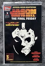 Jason Goes To Hell The Final Friday #1 (Glow w/ Topps Cards)(NM Hugh Grade)🔑💎 picture