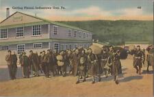 Postcard Getting Placed Indiantown Gap PA  picture