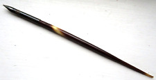ANTIQUE PORCUPINE QUILL  INK DIP PEN  9&1/2 inches long picture