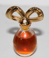 Vintage Elizabeth Arden Parfum Collectible Miniature Gold Bow RHINESTONE 3.7 mL picture