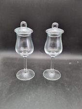 2 x Vintage Glenmorangie Scotch Whisky Tasting Nosing Glasses with Lids picture