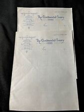 LOT of 2 vtg 1930s THE CONTINENTAL SAVOY Hotel CAIRO EGYPT Letterhead picture