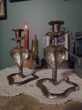 Vintage Cobra Candle Holders picture