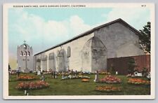 Postcard Mission Santa Inez Santa Barbara County California picture