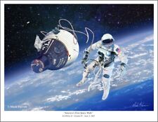 Ed White Gemini IV Space Walk Art Print - 8.5