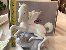 VERY RARE LLADRO SPAIN “WINGED COMPANIONS”  Pegasus with Bird Figurine #6242 picture