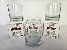 Lot Of 3 1994 Early Times Kentucky Whisky Glasses Holiday & Distiller Glasses picture