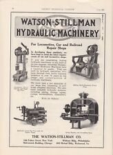1925 Watson-Stillman Co Ad: Hydraulic Machinery for Locomotive Car Repair Shops picture