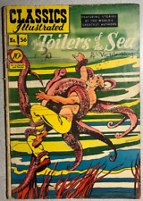 CLASSICS ILLUSTRATED #56 Toilers of the Sea by Victor Hugo (HRN 55) 1949 1st VG+ picture