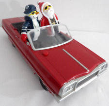 VINTAGE GEMMY BOBBLEHEAD HOMMIES MUSICAL SANTA SNOWMAN LOWRIDER MODEL CAR MOTION picture
