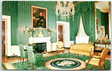 Postcard - The Green Room, White House, Washington, D. C. picture
