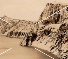 C 1922-1926 RPPC Postcard Crater Lake Cliff AZO picture