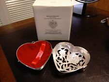 Lenox Giving Heart Wedding Promises Friend To Friend Silver Plated with Box picture