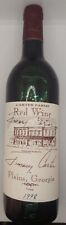 Jimmy Carter Signed 1998 Carter Farms Red Personally Bottled By Jimmy Carter picture